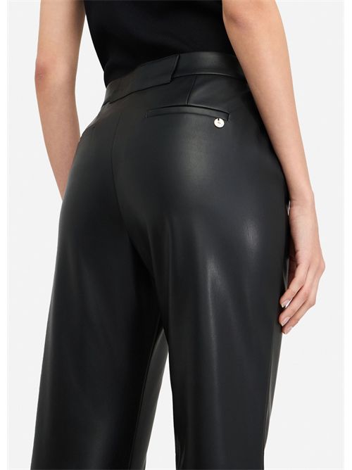 Pantaloni flare in tessuto spalmato LIU JO | CF5016E0624/22222